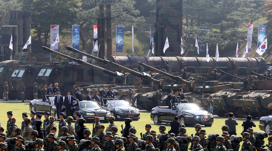 대통령 “자주국방은 필연”…전작권 환수 대신 '회복' 말했다 | 중앙일보