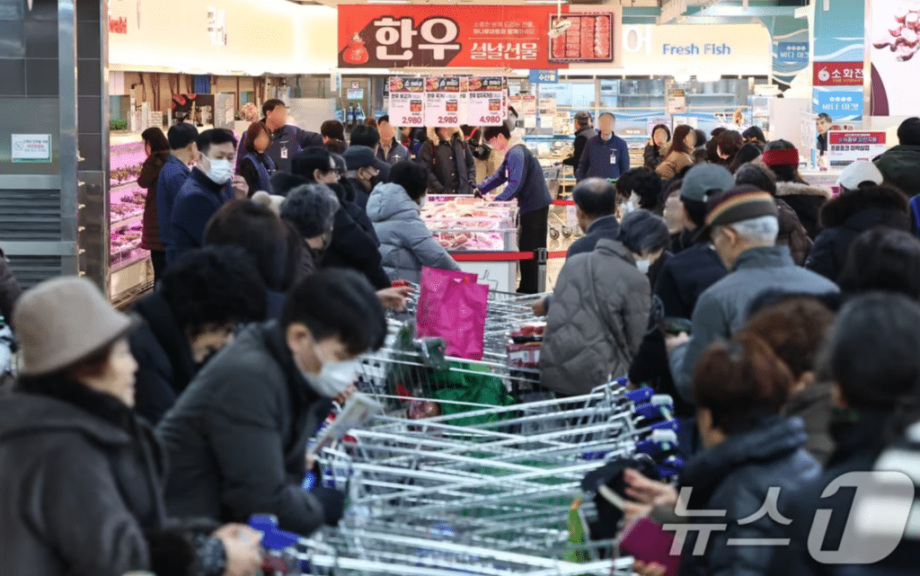 설 차례상 비용 전통시장 저렴