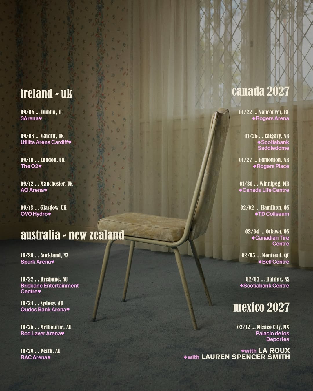'더 럭키 미 투어(The Lucky Me Tour)'