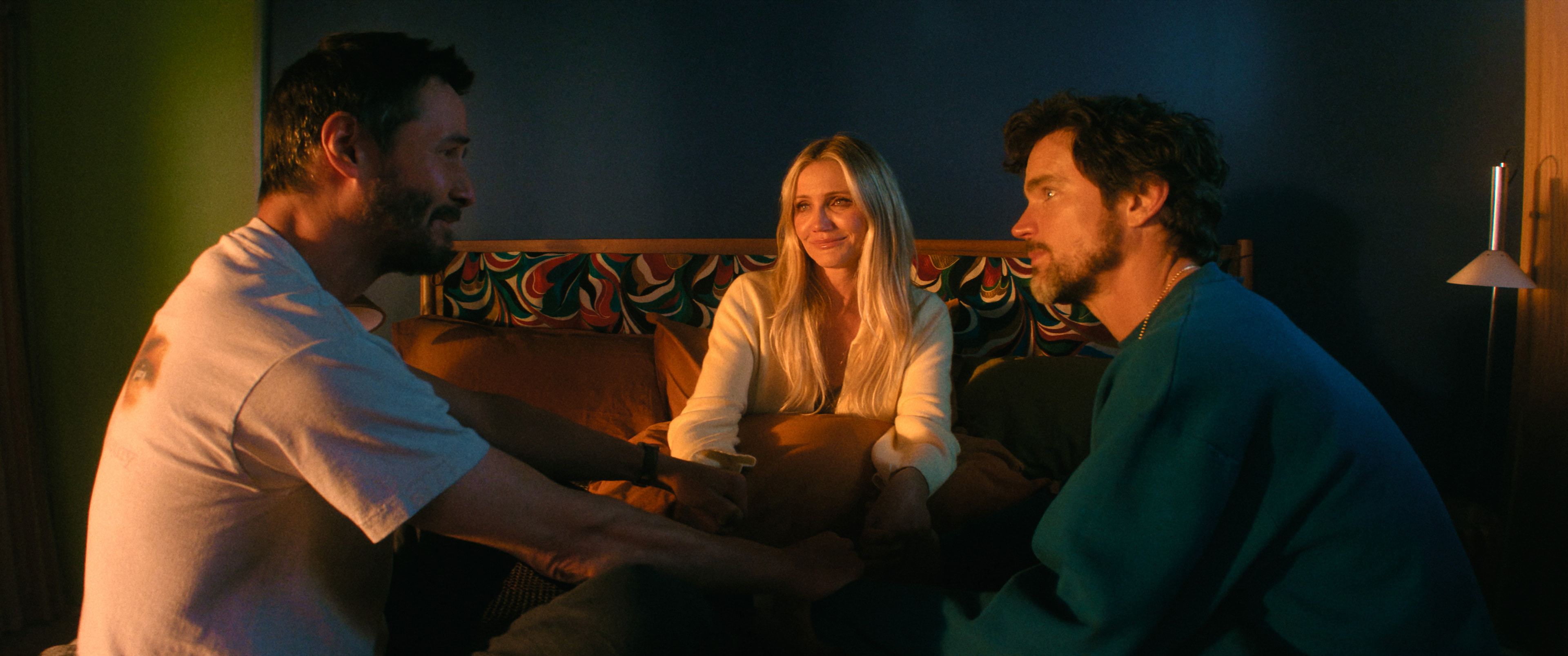 Keanu Reeves, Cameron Diaz and Matt Bomer in 