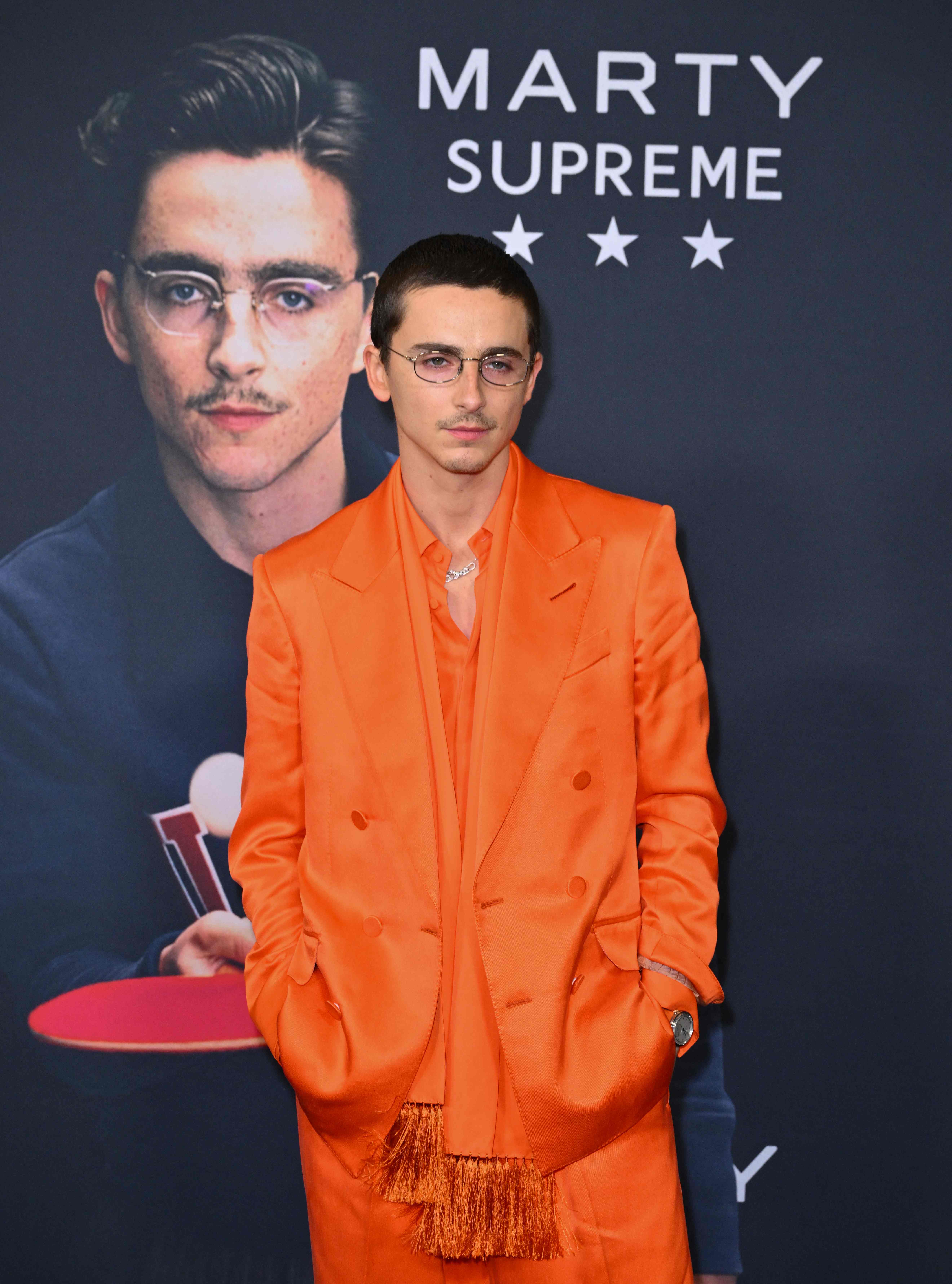 US-French actor Timothee Chalamet attends the NY premiere of 