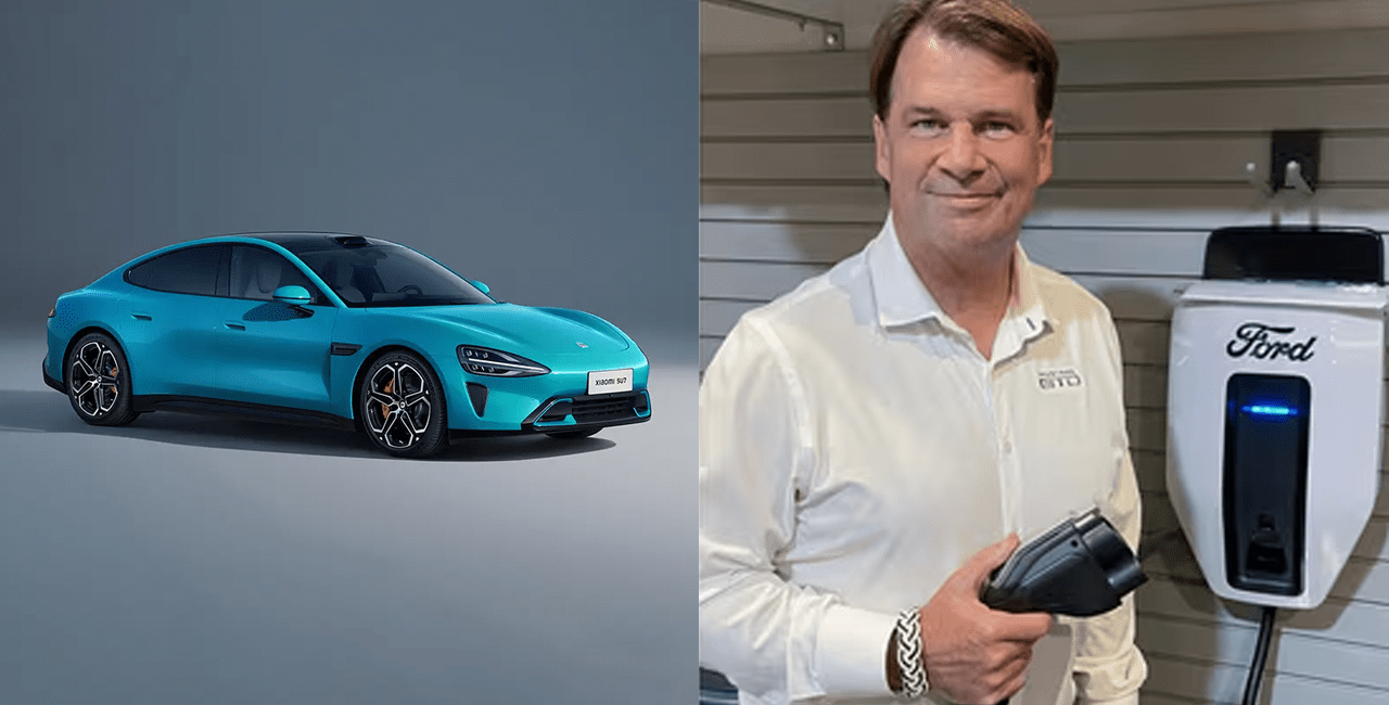 샤오미 SU7 & 짐 팔리 포드 CEO / 사진=샤오미 & 짐 팔리 X 계정