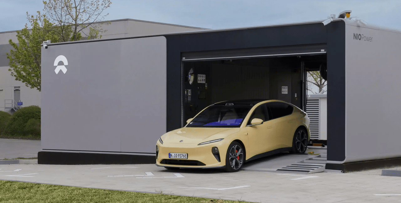 니오 배터리 스왑 스테이션 / 사진=니오