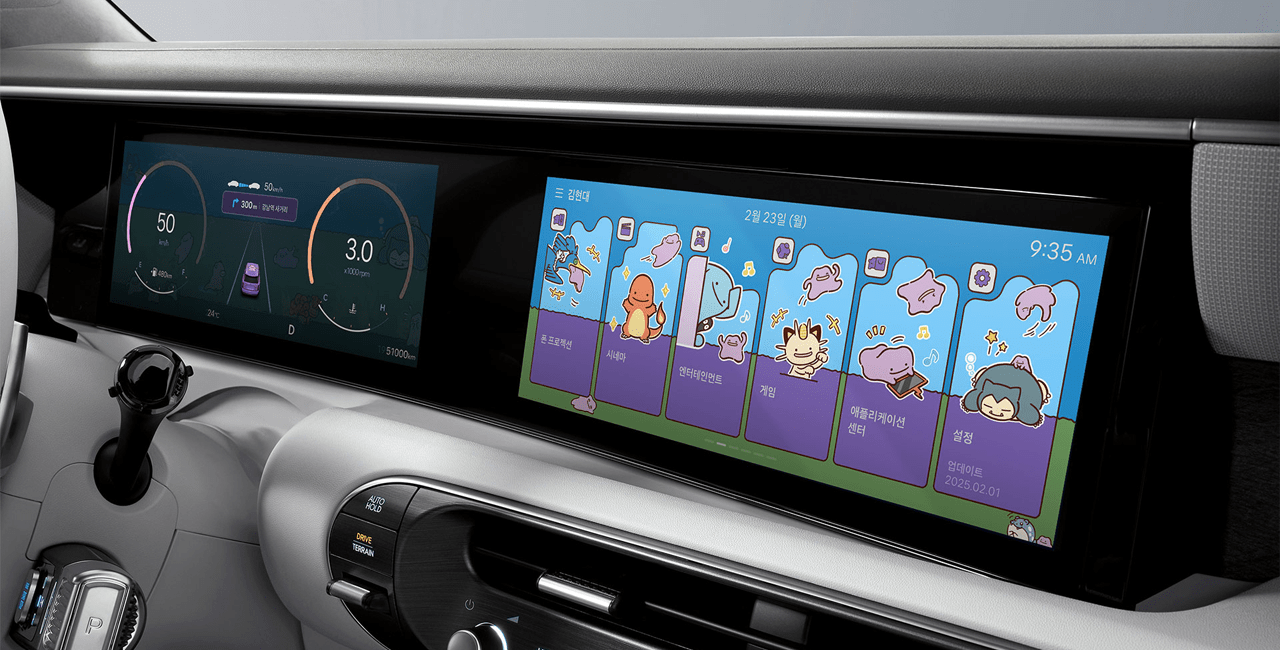 현대차 포켓몬 디스플레이 / 사진=현대