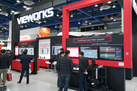 ViewWorks booth at the Korea Vision Show within AW 2026 / Provided by Vieworks