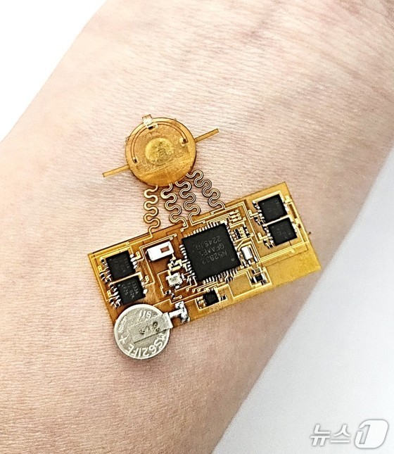 Wireless Wearable Blood Flow Measurement System (Provided by KAIST) / News1