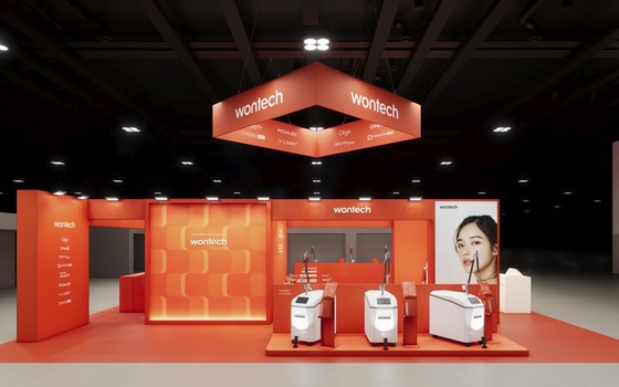 Image of Wontech\'s booth at the 2026 American Academy of Dermatology Annual Meeting (ADD) / Provided by Wontech