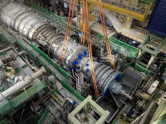 A 380 MW gas turbine developed and manufactured by Doosan Enerbility. / Courtesy of Doosan Enerbility