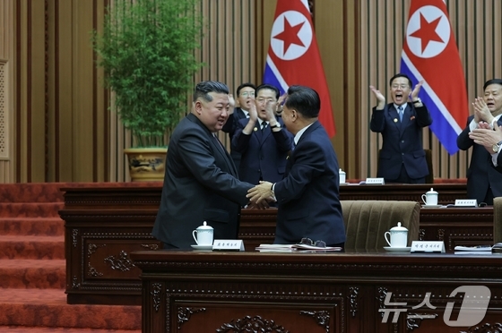 The Rodong Sinmun, the official newspaper of North Korea’s Workers’ Party, reported on Tuesday that the second day of the first session of the 15th Supreme People’s Assembly was held on Monday, and that Party General Secretary Kim Jong Un delivered a policy speech outlining his vision for state affairs / Rodong Sinmun