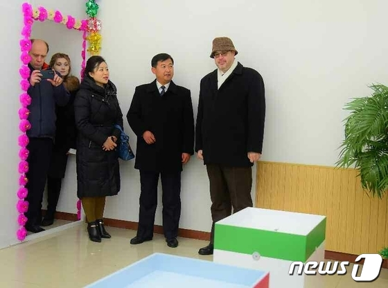 The election for delegates to North Korea\'s local people\'s assemblies held in November 2023. The election proceeded by casting votes into the ballot boxes labeled Yes or No placed in front of voters / Rodong Sinmun