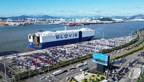 Hyundai Motor Ulsan Plant Export Loading Dock (Provided by Hyundai Motor Company Kia) 2025.1.14 / News1