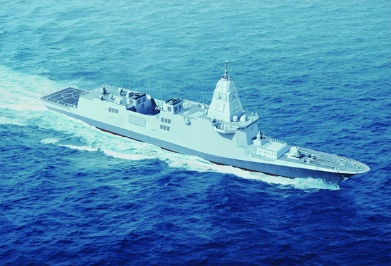 Conceptual rendering of the Korean Destroyer Development eXperiment (KDDX) / Provided by HD Hyundai Heavy Industries