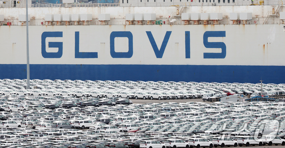 Export vehicles are parked at Pyeongtaek Port in Asia, on Feb. 23, 2026 / Courtesy of News1
