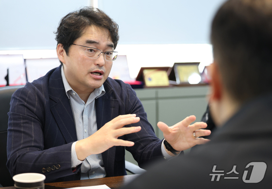 Lee Chang-jae, CEO of Daewoong Pharmaceutical, is introducing the digital healthcare platform WellCheck 2026.3.23 / News1