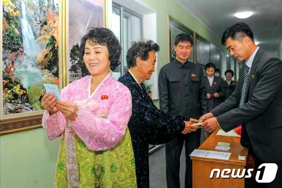 A scene from the election of delegates to North Korea\'s local People\'s Assemblies held in November 2023 / Rodong Sinmun