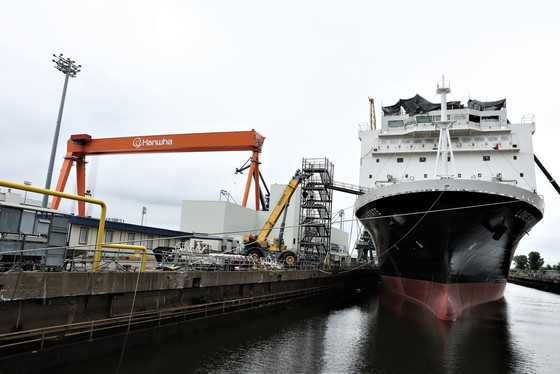 View of Hanhwa Philly Shipyard / Provided by Hanwha Group