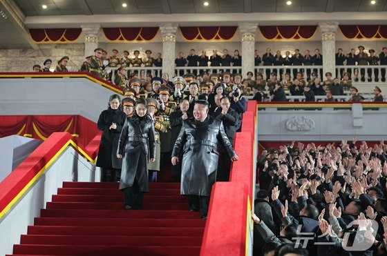 North Korea held a military parade at Kim Il-sung Square in Pyongyang to commemorate the closing of the 9th Workers\' Party Congress / Rodong Sinmun