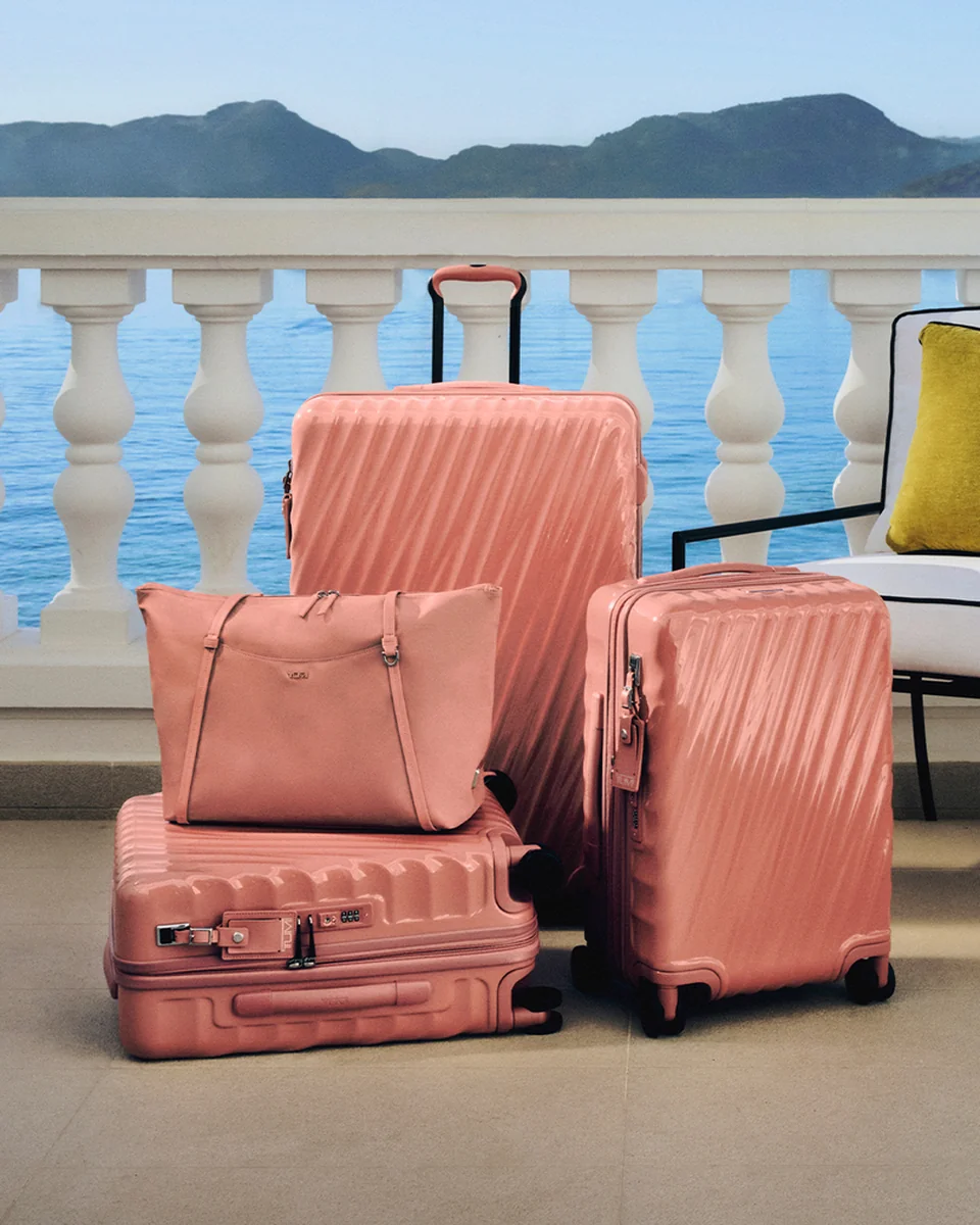 /Photo: TUMI, Montblanc spring 2026 men\'s bags, contrasting lifestyle proposals