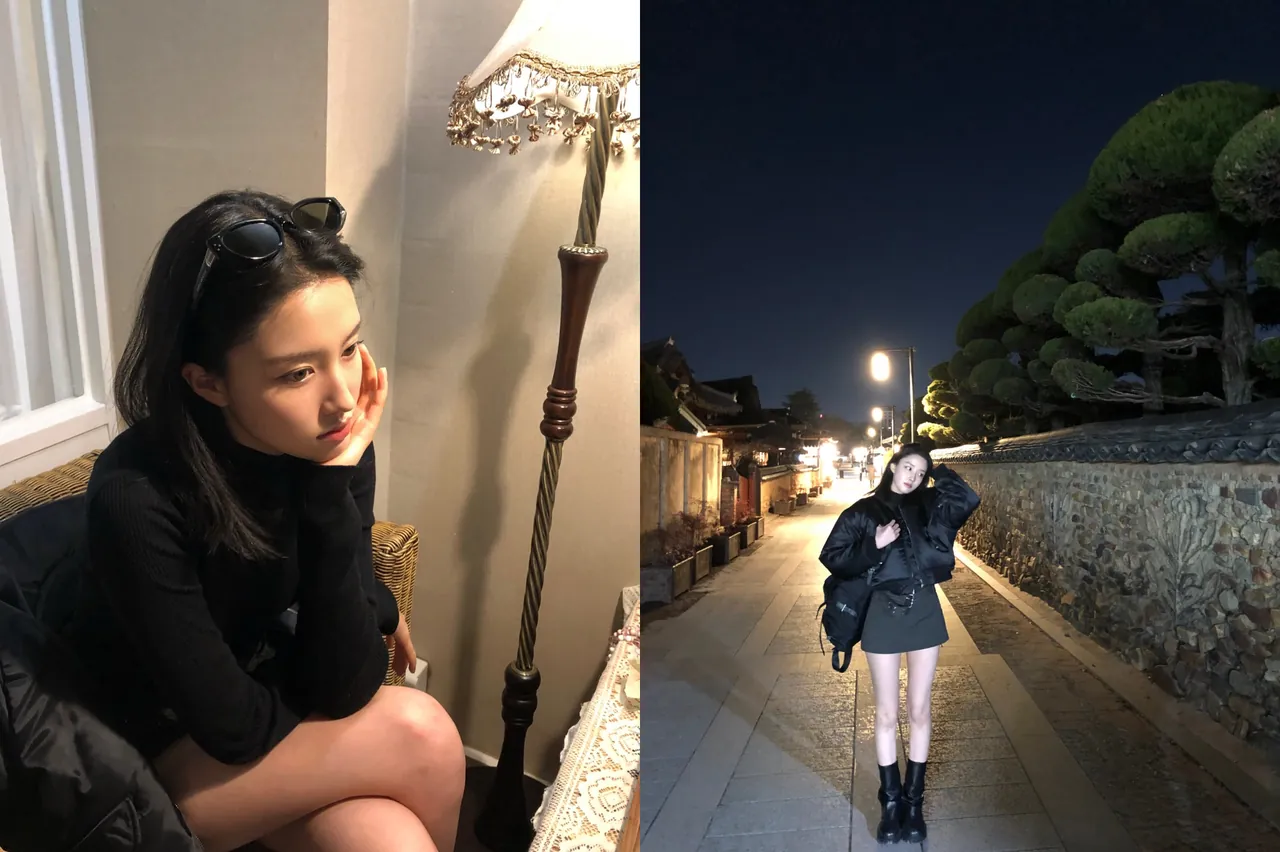 Travel in Style: How STAYC’s Yoon Masters the All-Black Look for Jeonju Adventures