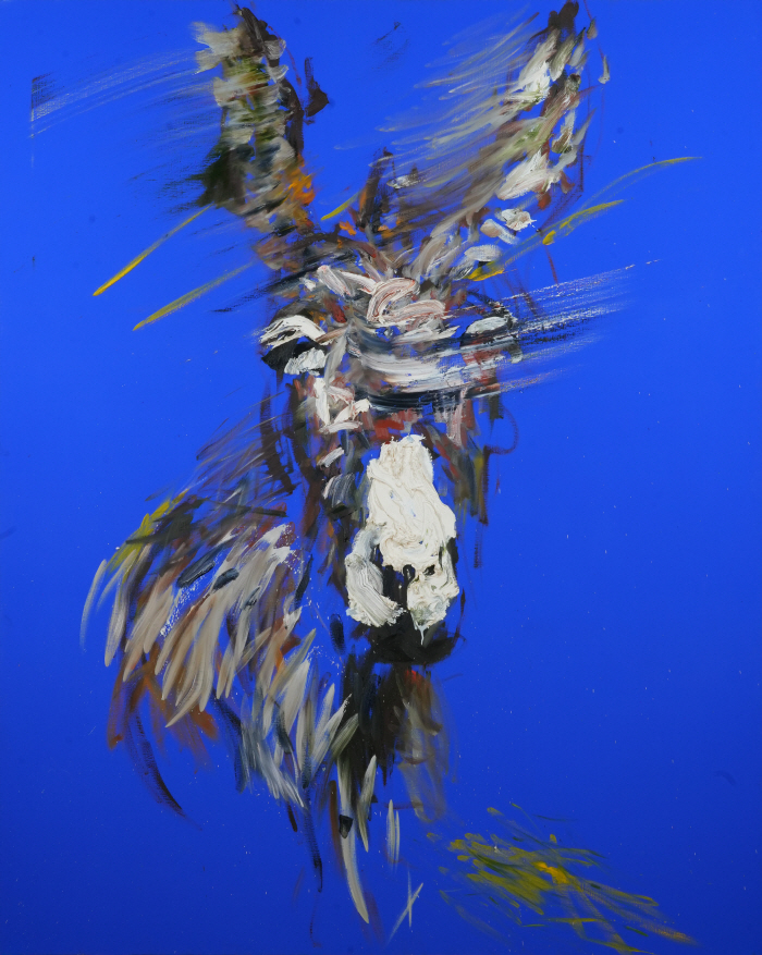 51쪽_박신양, 「당나귀 13」(2017년, oil on canvas, 150F, 227.3×162.1cm)
