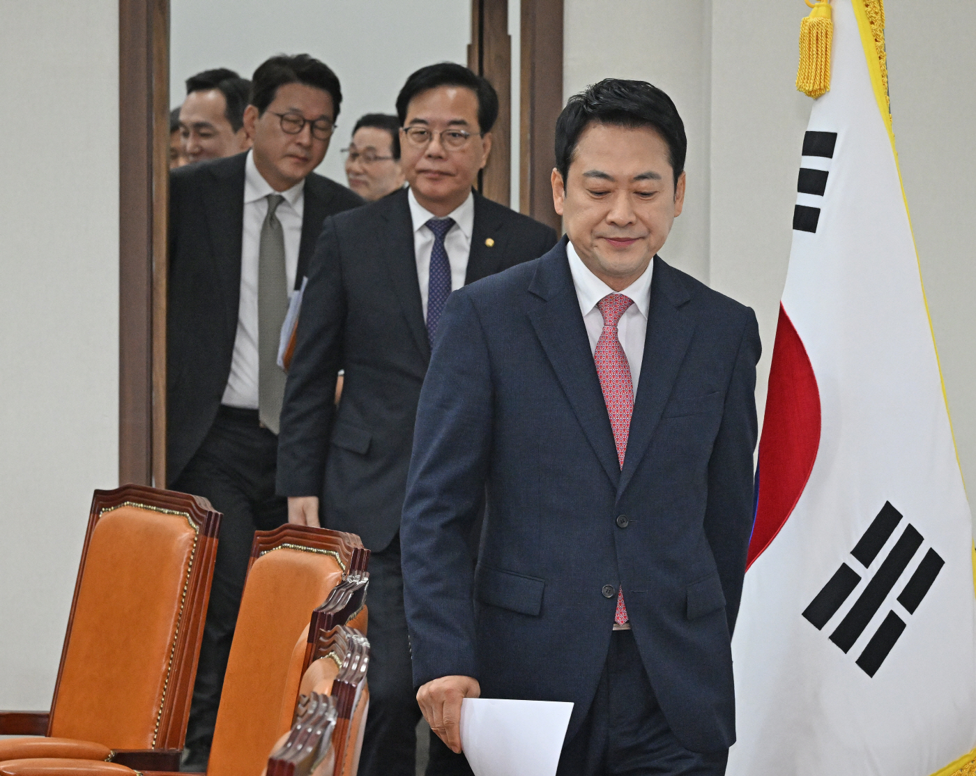 [포토] 최고위 참석하는 장동혁·송언석