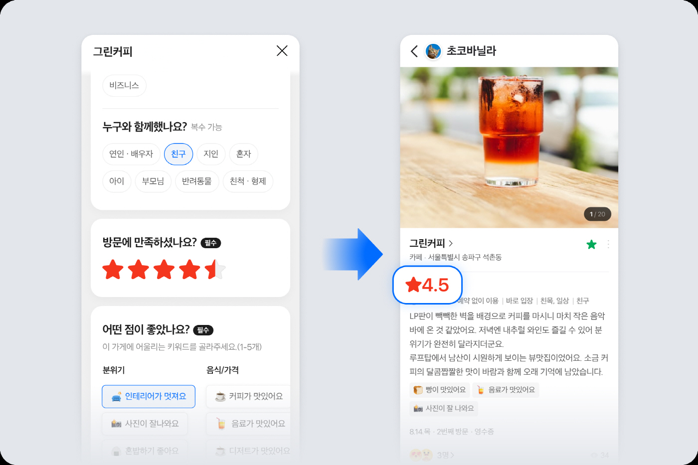 네이버 플레이스 리뷰 개편