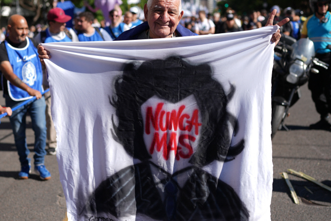 Argentina Coup Anniversary <YONHAP NO-0357> (AP)