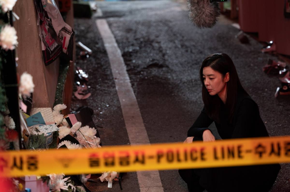 引用： 映画「神明」スチルカット。キム・ギュリ。 / 熱公映画制作所提供