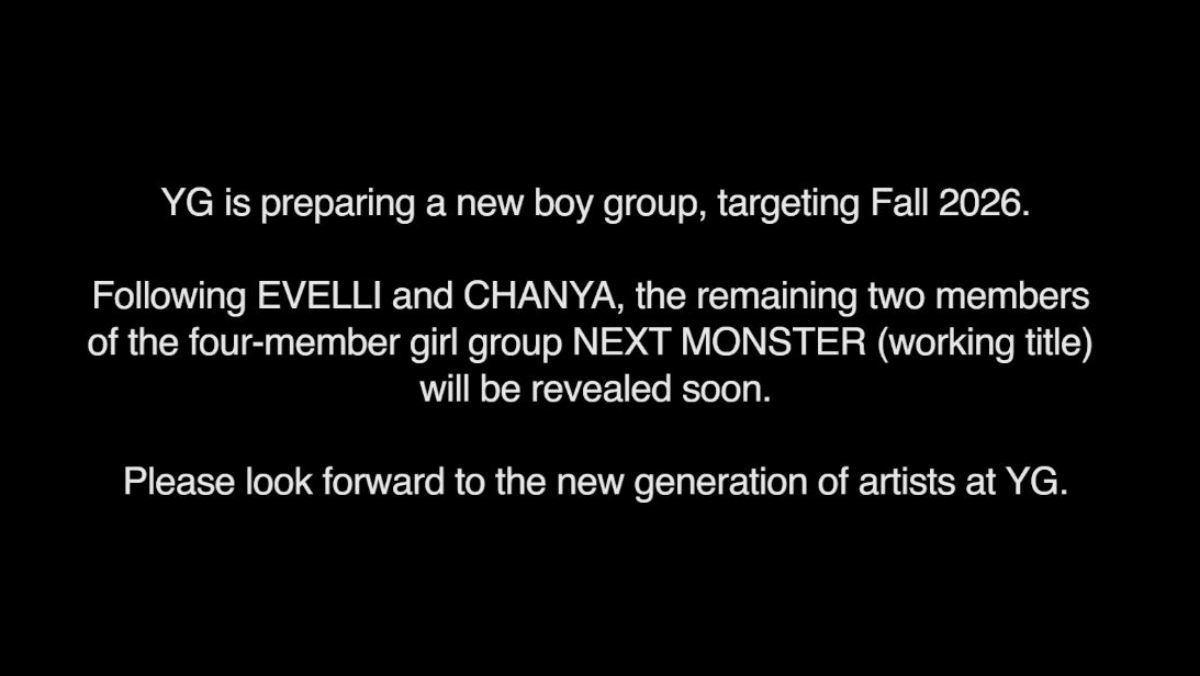 引用：YouTubeチャンネル「YG ENTERTAINMENT」