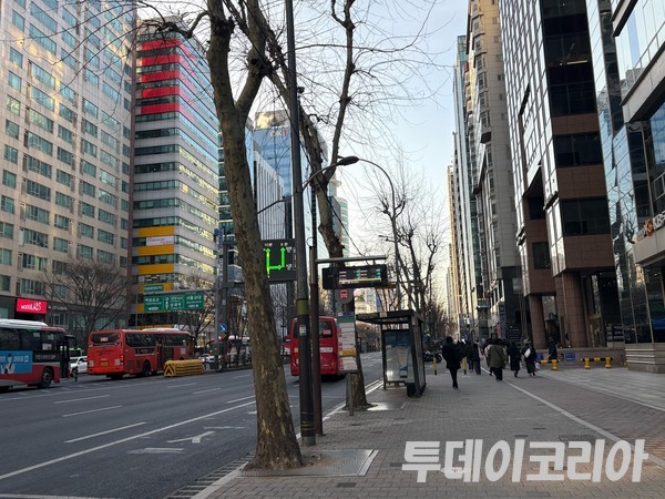 ▲ 서울 시내에서 시민들이 발걸음을 옮기고 있다. 사진=투데이코리아