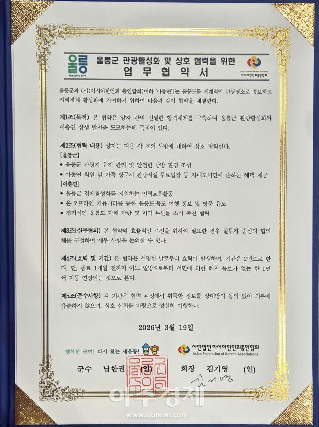 &nbsp;   Contents of the MOU. [Photo by An Kyung-ho]