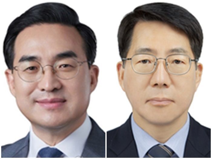 박홍근 기획예산처 장관 후보자(왼쪽)와 황종우 해양수산부 장관 후보자(오른쪽) ⓒ청와대