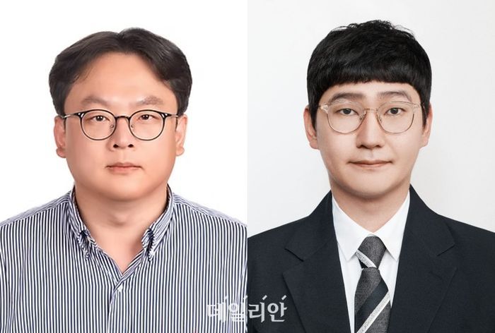 (왼쪽부터)류정기 교수, 오현명 박사.ⓒ울산과학기술원