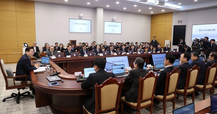 이재명 대통령이 12일 청와대에서 열린 수석보좌관회의에서 발언하고 있다.ⓒ뉴시스