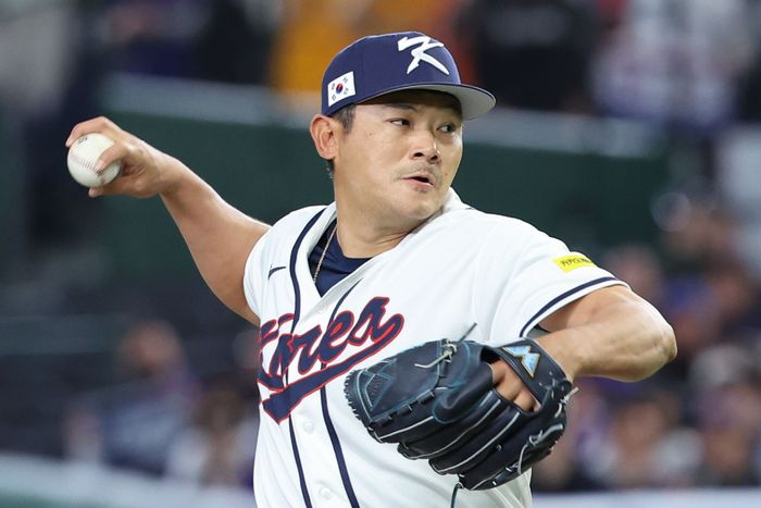 WBC 1라운드서 맹활약한 노경은. ⓒ 뉴시스