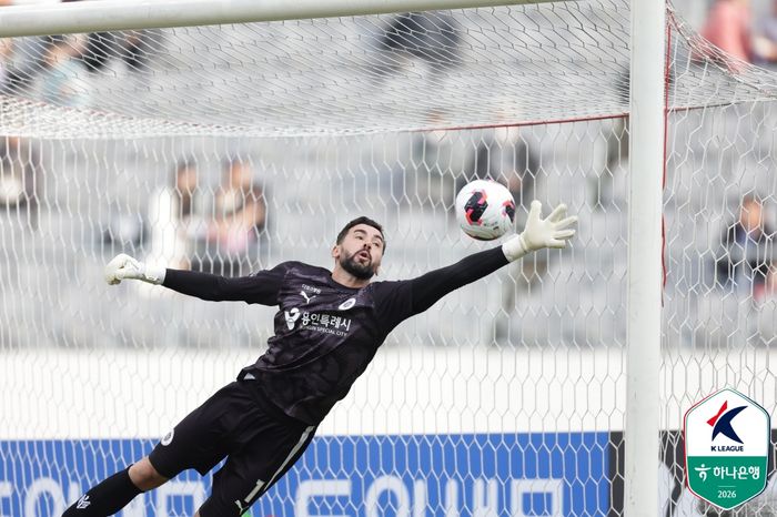 용인의 외국인 골키퍼 노보. ⓒ 프로축구연맹