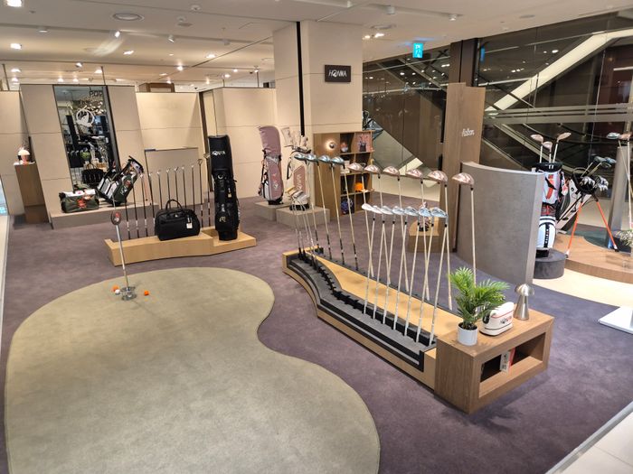 혼마x말본 콜라보 팝업. ⓒ 혼마골프