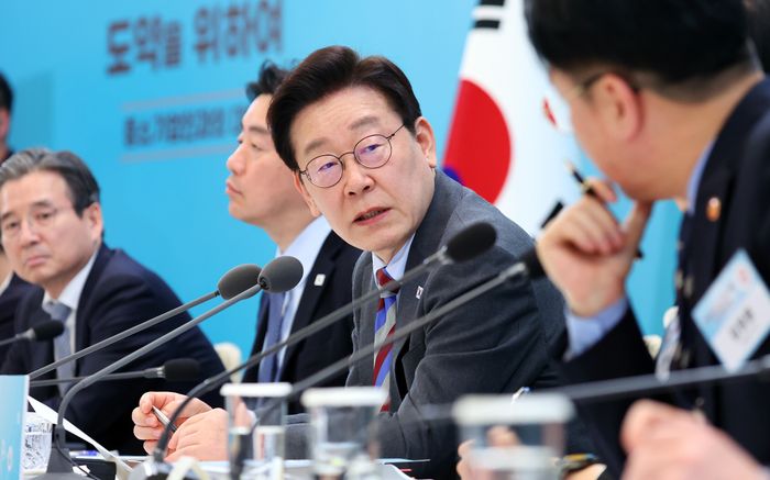 이재명 대통령이 20일 청와대에서 열린 