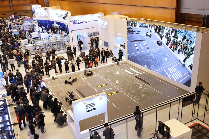 AW2026 전시장 내 현대차·기아 로보틱스랩 부스 전경. ⓒ현대자동차·기아