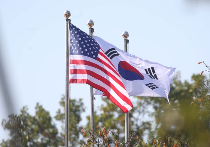 태극기와 성조기 ⓒ연합뉴스