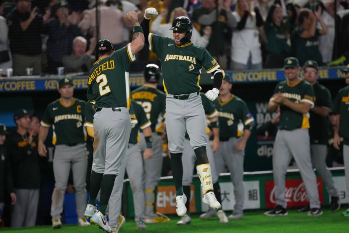 WBC서 만만치 않은 전력 보여주고 있는 호주. ⓒ AP=뉴시스