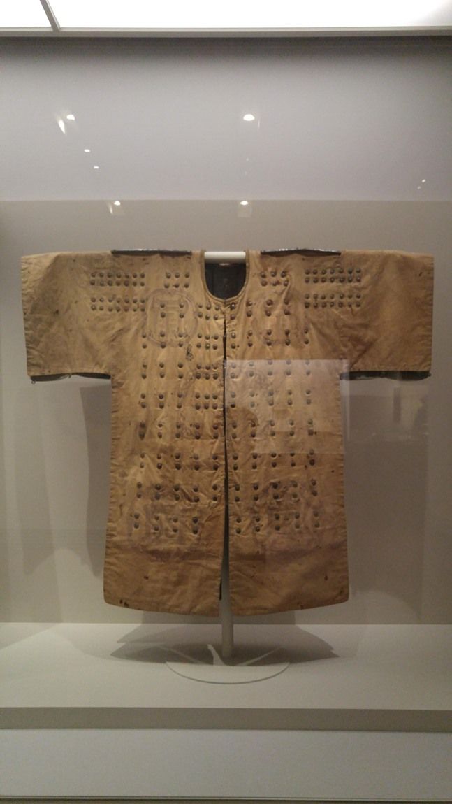 조선군이 착용한 두정갑 ⓒ직접 촬영