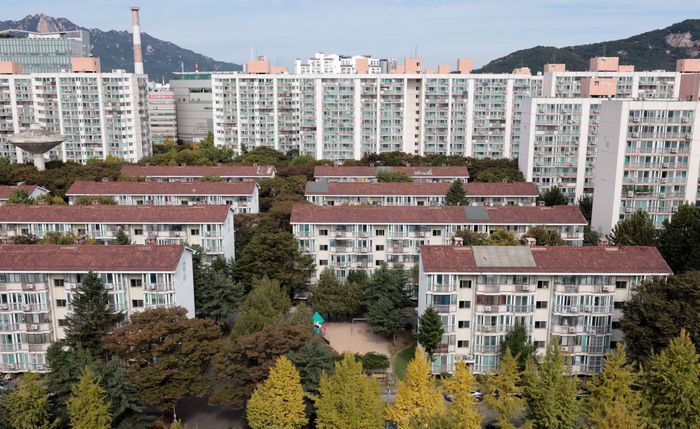 서울 노원구 상계주공5단지와 일대 아파트 모습. ⓒ연합뉴스