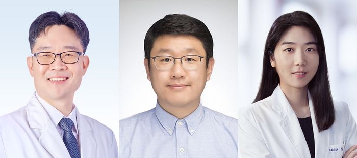 (왼쪽부터) 분당서울대병원 신철민 교수, 숭실대학교 한경도 교수, 서울대병원 강남센터 임주현 교수 ⓒ분당서울대병원