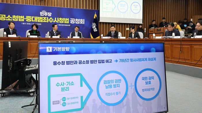 검찰개혁 추진단장인 윤창렬 국무조정실장이 지난 1월 20일 오전 국회에서 열린 