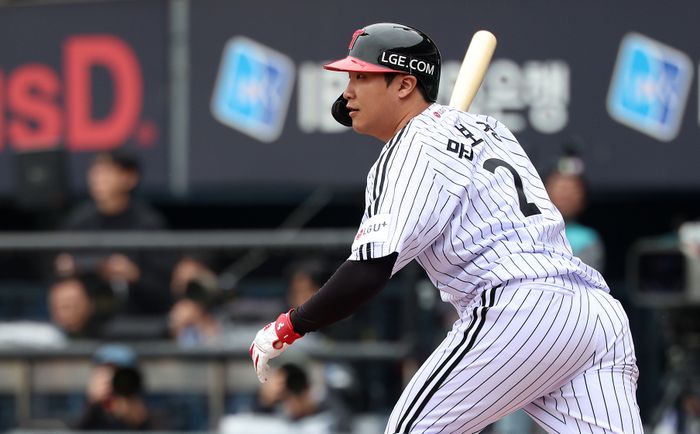 WBC 대표팀 최고의 히트 상품이 된 LG 문보경. ⓒ 뉴시스