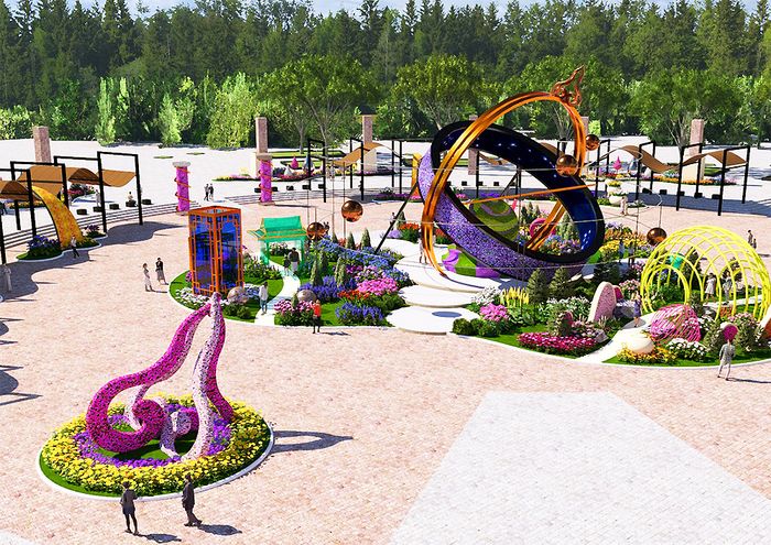 2026고양국제꽃박람회 시간여행자의 정원 조감도ⓒ