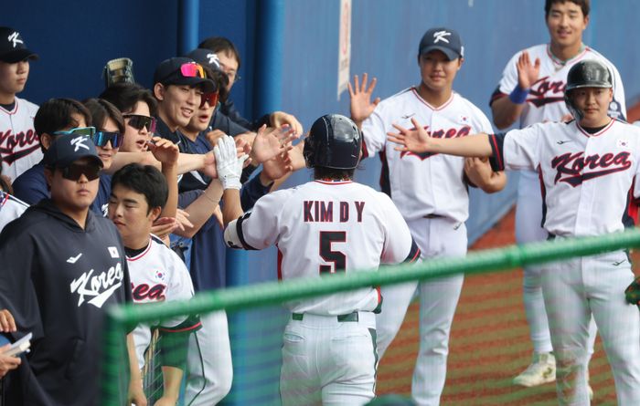 WBC를 앞둔 야구대표팀. ⓒ 연합뉴스