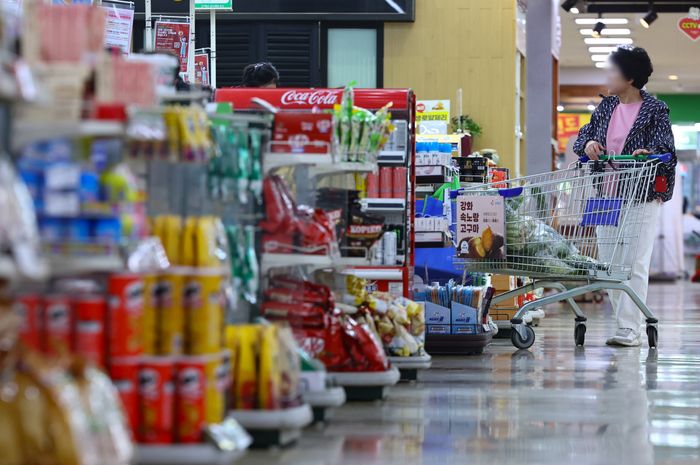 서울 시내 한 대형마트에서 소비자들이 장을 보고 있다.ⓒ뉴시스