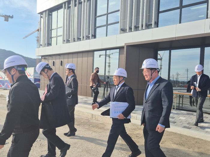 왕숙지구 현장방문 사진. ⓒGH 제공